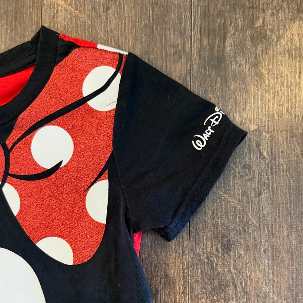 Disney Minnie Mouse Black and Red Tee - Picture 4 of 7